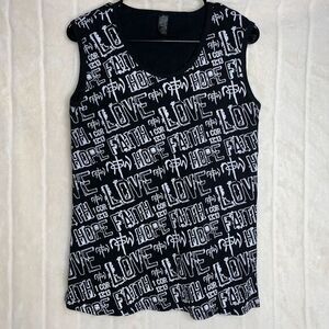 Vtg Religion Not of This World NOTW All Over Print Tank Top Womens 2XL‎ 90's USA